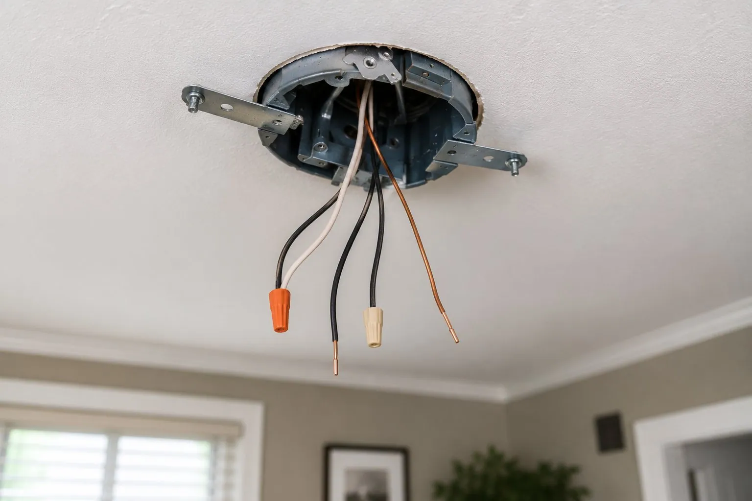 ceiling fan electrical box inspection