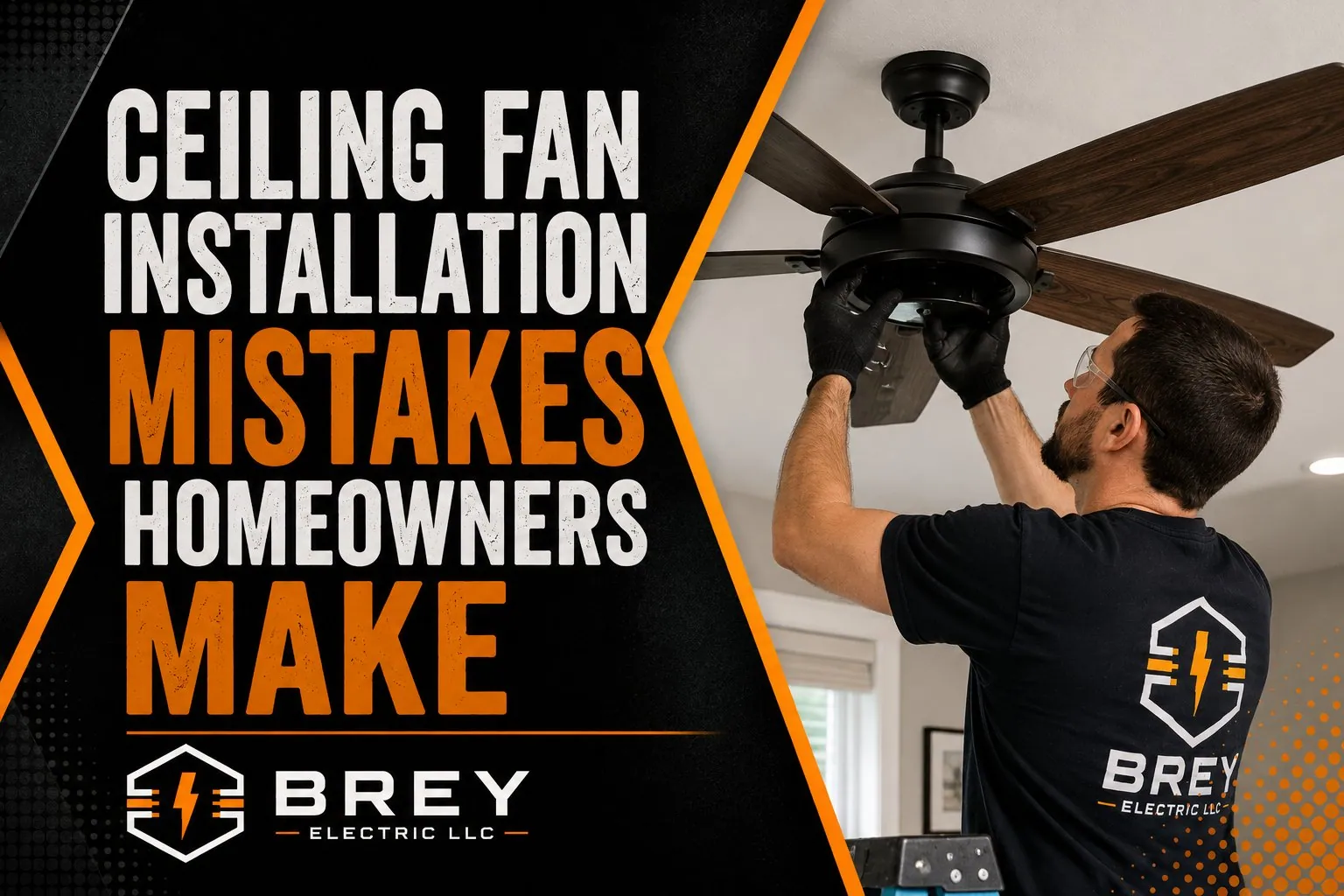 Ceiling Fan Installation Mistakes Homeowners Make